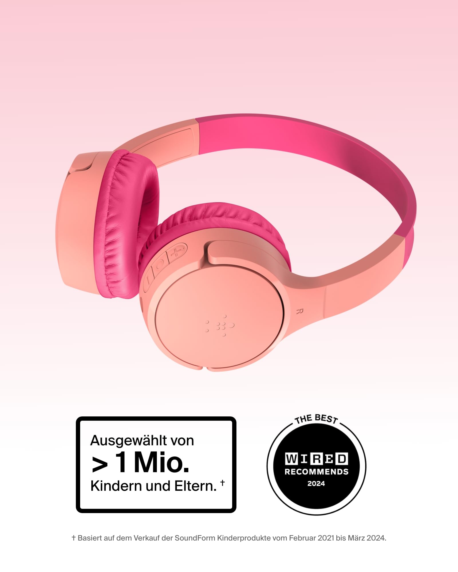 belkin-soundform-mini-kabelloser-kinder-over-ear-kopfh-rer-bluetooth-5-3-30-h-ak image 2
