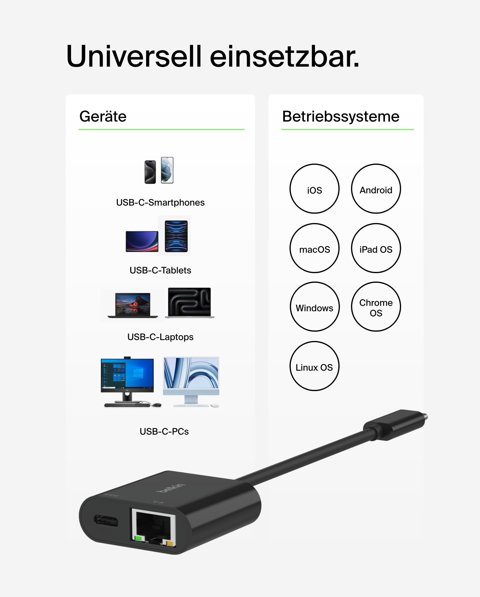belkin-usb-c-ethernet-ladeadapter-100-w-gigabit-10-100-1000-mbit-s-usb-c-passthr image 6