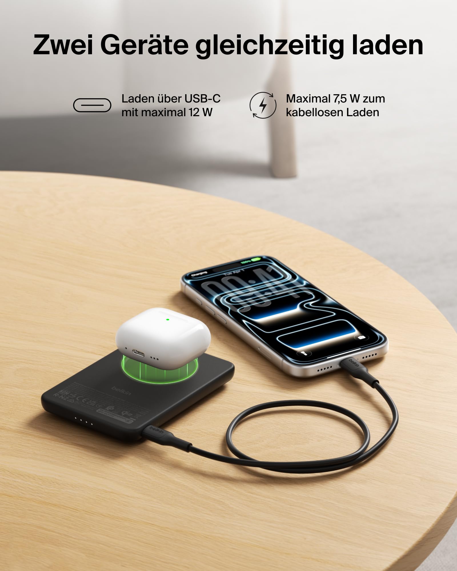 belkin-boostcharge-5000mah-magnetische-power-bank-mit-magnetring-schwarz-qi2-zer image 8