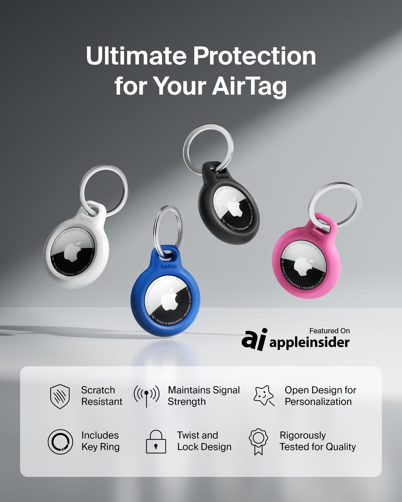 belkin-airtag-h-lle-secure-holder-mit-schl-sselring-twist-and-lock-design-kratzf image 2