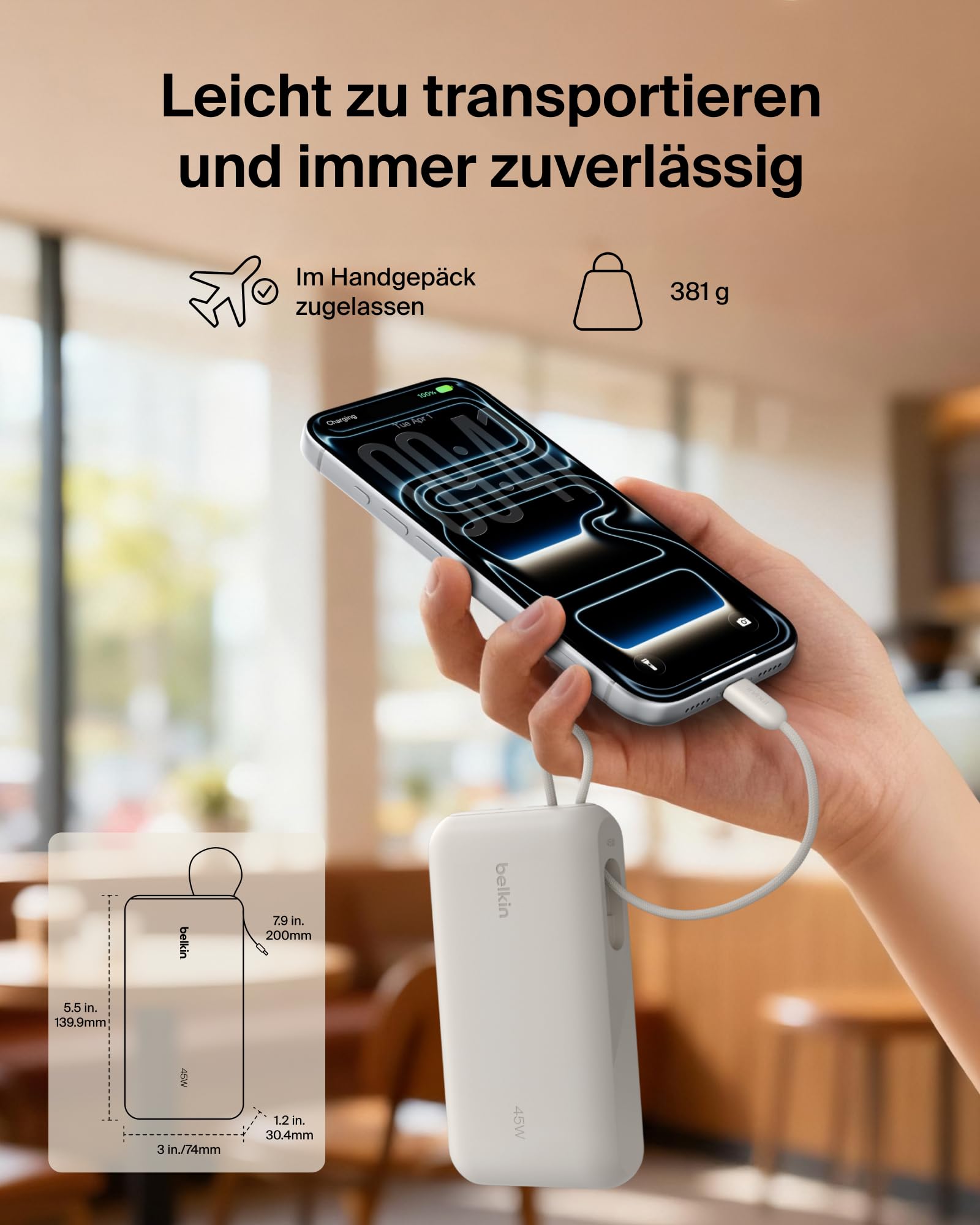 belkin-ultracharge-20000-mah-power-bank-mit-integriertem-geflochtenem-usb-c-kabe image 8