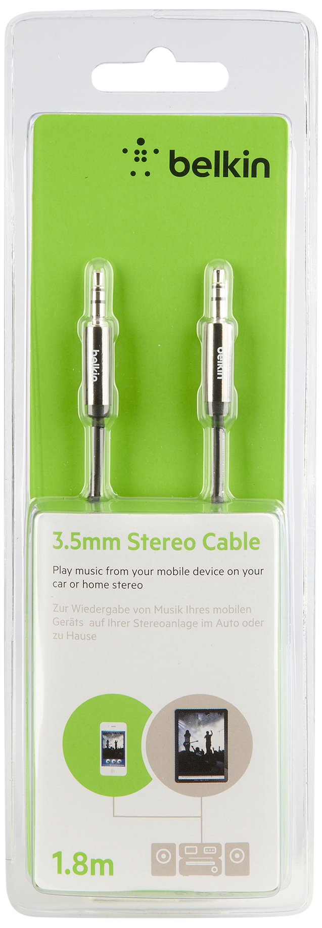 belkin-av10104bt1-8m-stereo-audiokabel-3-5-mm-klinke-auf-klinke-1-8-m-schwarz image 2