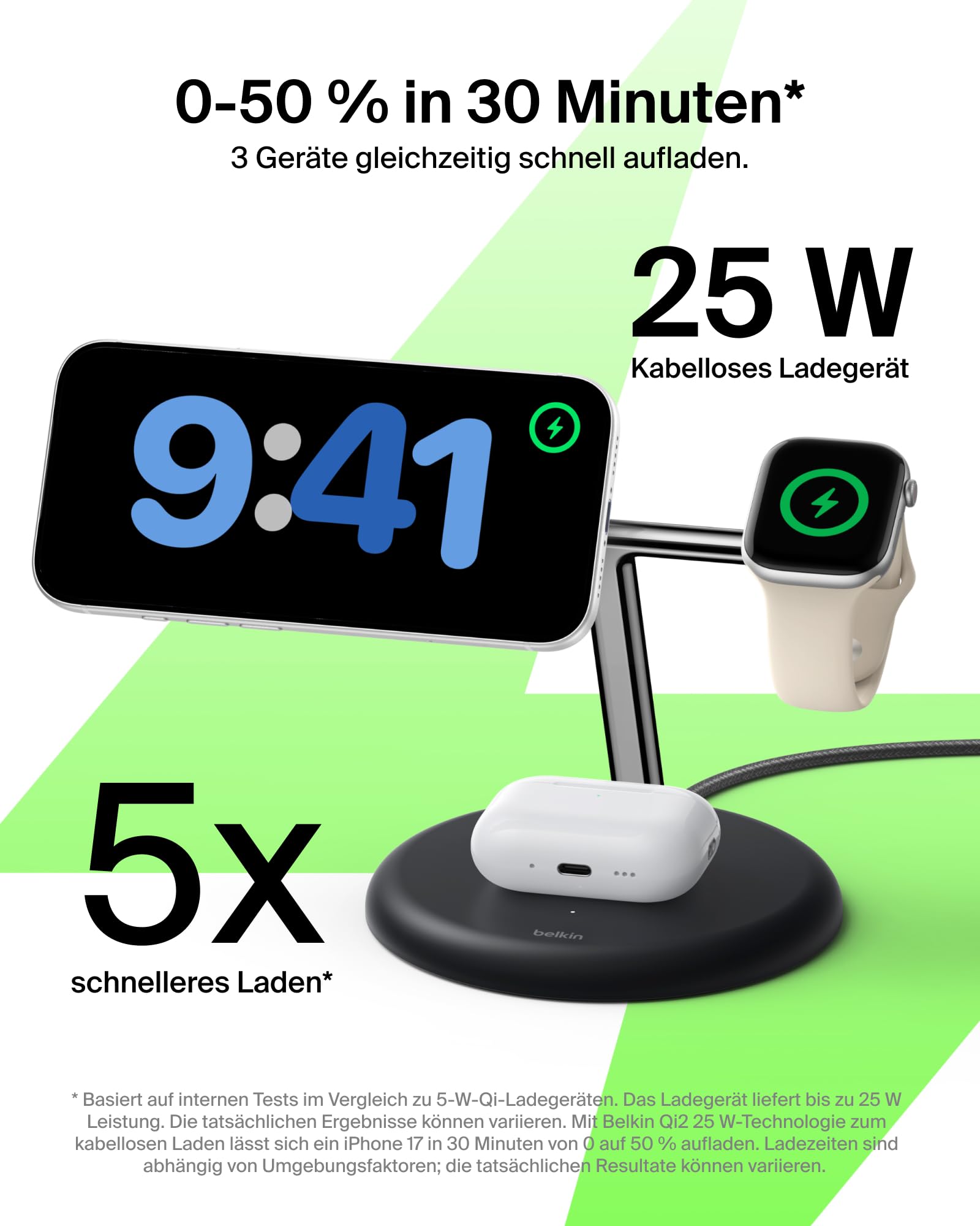 belkin-ultracharge-3-in-1-qi2-induktive-ladestation-pro-25w-schwarz-f-r-iphone-a image 2