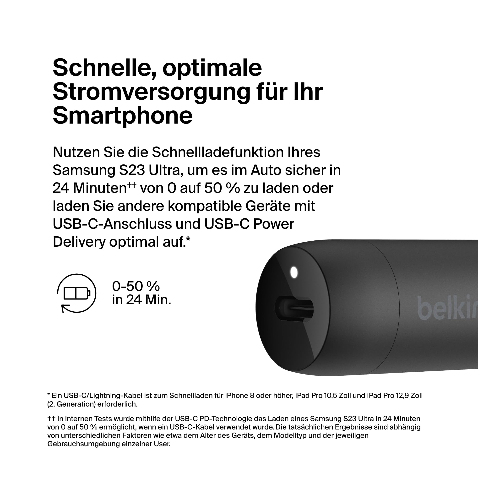 belkin-boostcharge-30-w-kfz-schnellladeger-t-mit-usb-c-power-delivery-und-pps-in image 2
