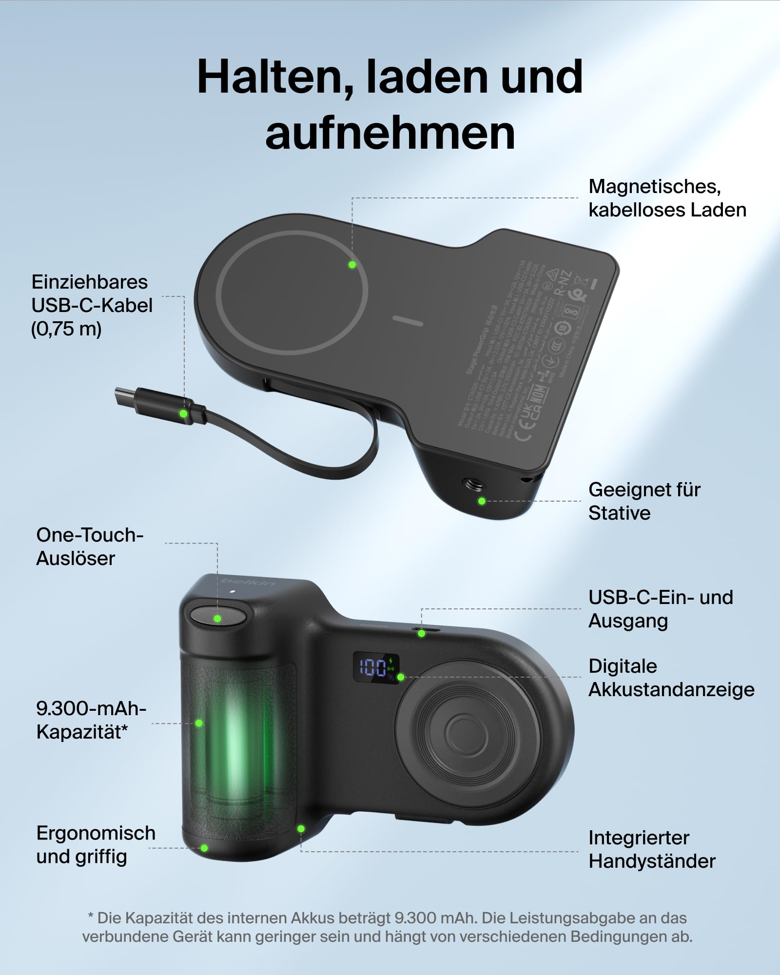 belkin-stage-powergrip-9300-mah-magnetische-powerbank-mit-kameragriff-bluetooth- image 3