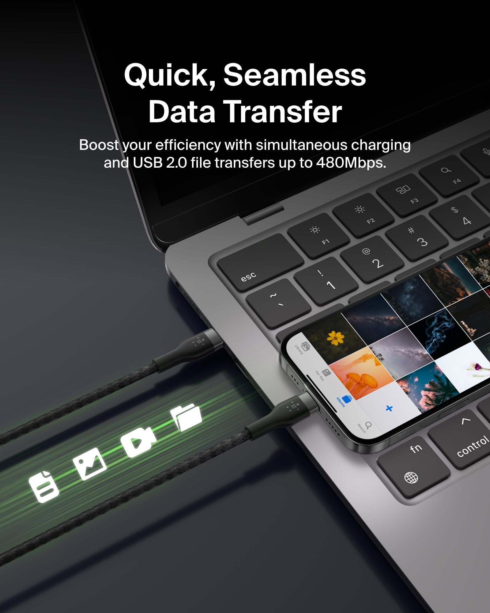belkin-boostcharge-pro-flex-geflochtenes-usb-c-usb-c-ladekabel-2er-pack-1-m-schw image 6