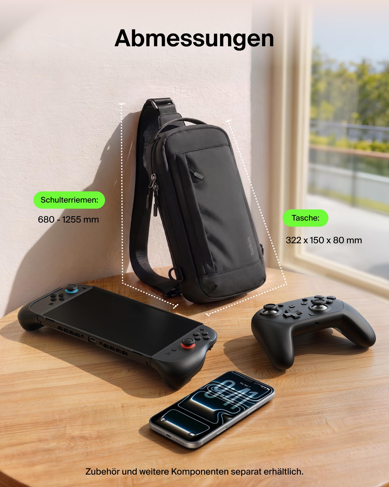 belkin-gaming-travel-bag-f-r-nintendo-switch-2-schwarz-leichte-schulter-umh-nget image 5