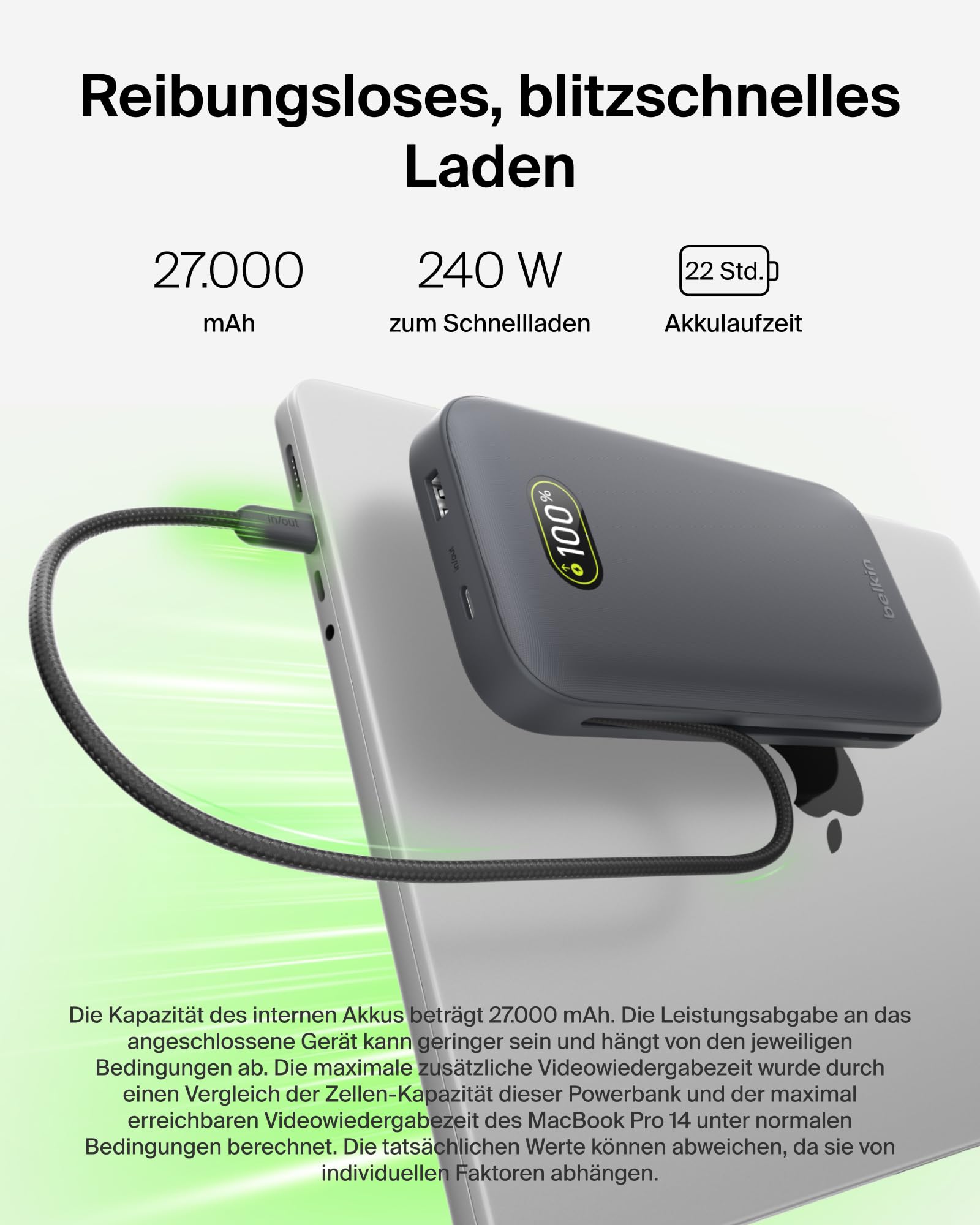 belkin-ultracharge-pro-27k-powerbank-27000-mah-mit-integriertem-usb-c-kabel-240w image 2