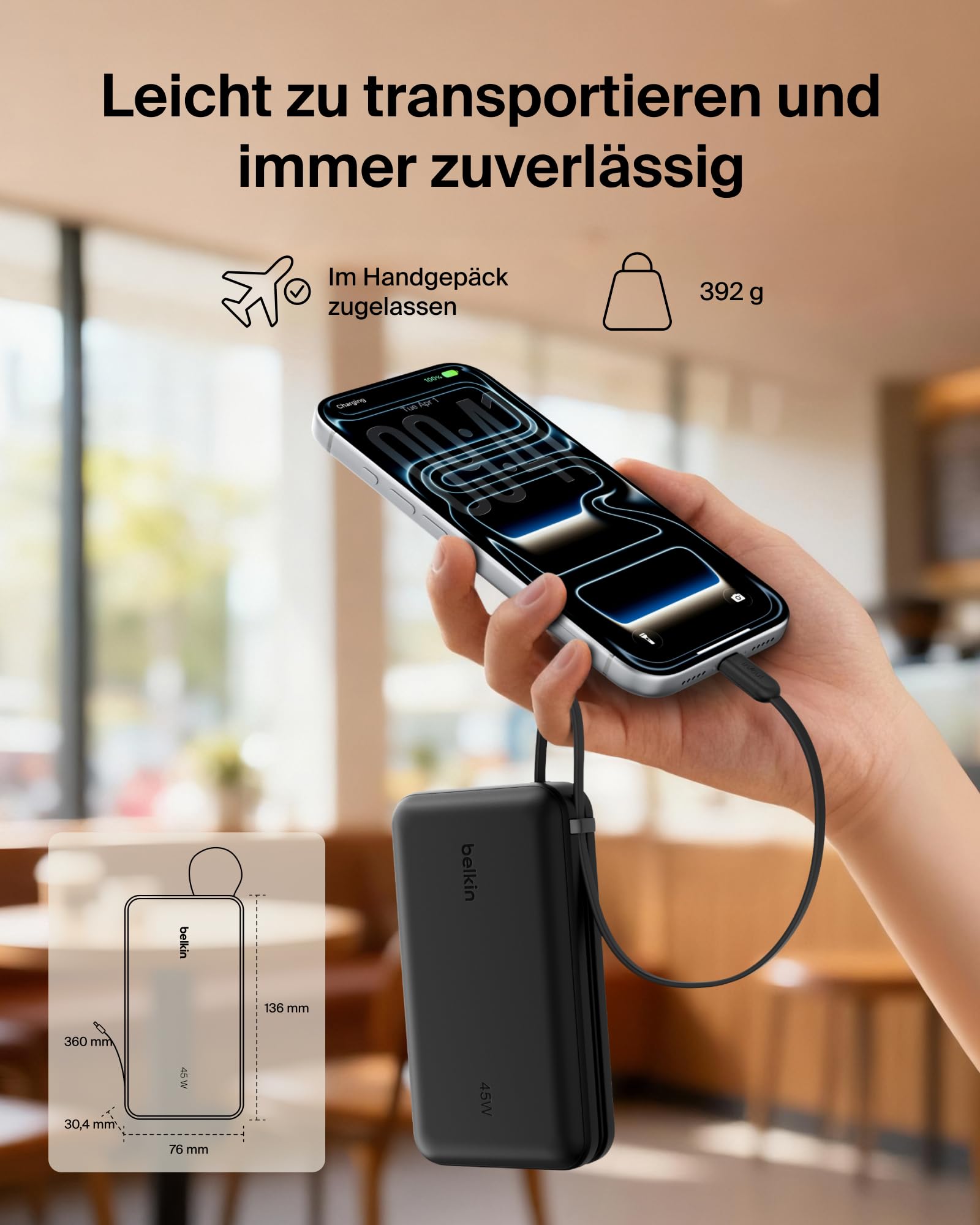 belkin-ultracharge-20k-powerbank-20-000-mah-45-w-integriertes-usb-c-kabel-digita image 8