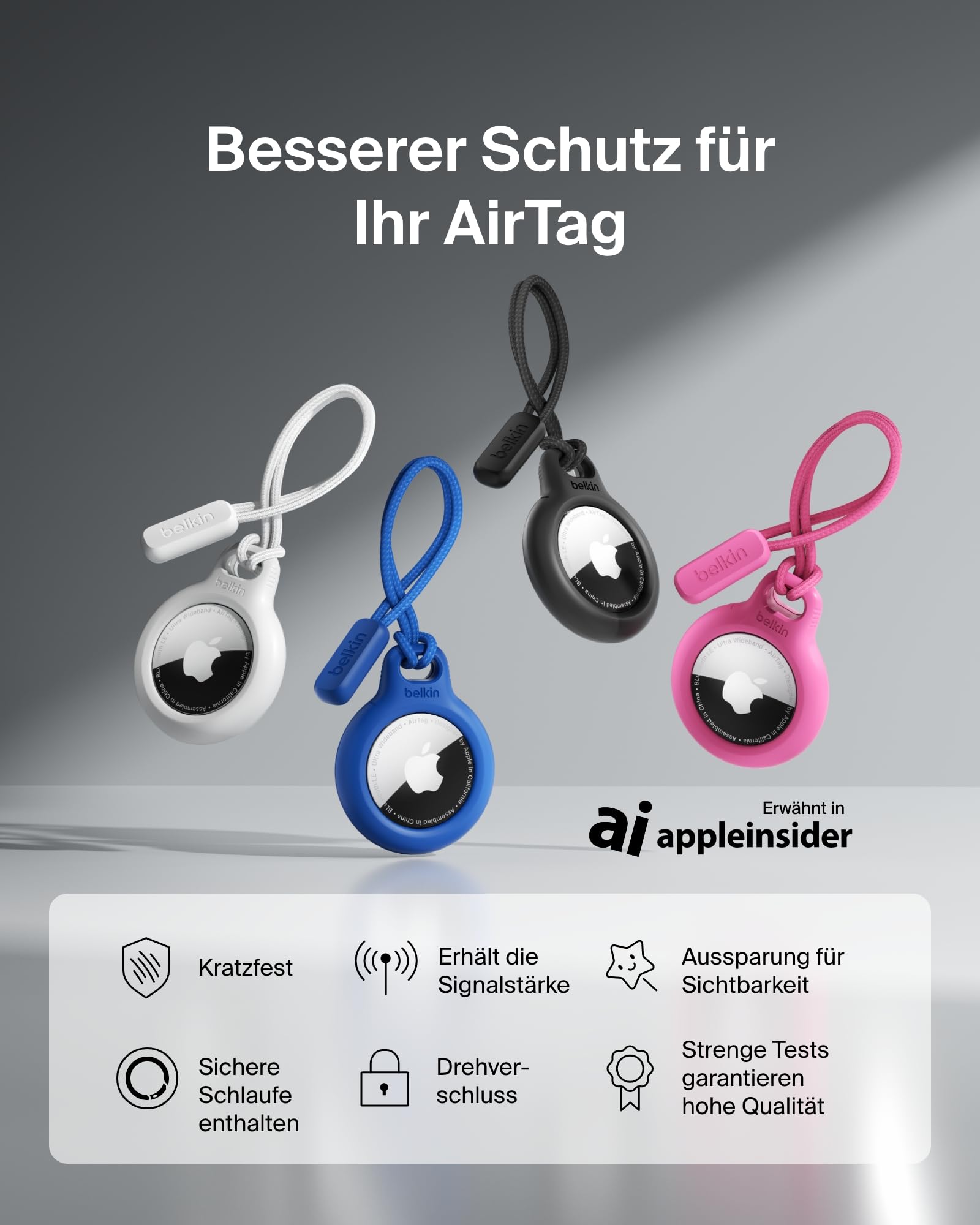 belkin-airtag-secure-holder-h-lle-mit-schlaufe-robuste-schutzh-lle-mit-drehversc image 2