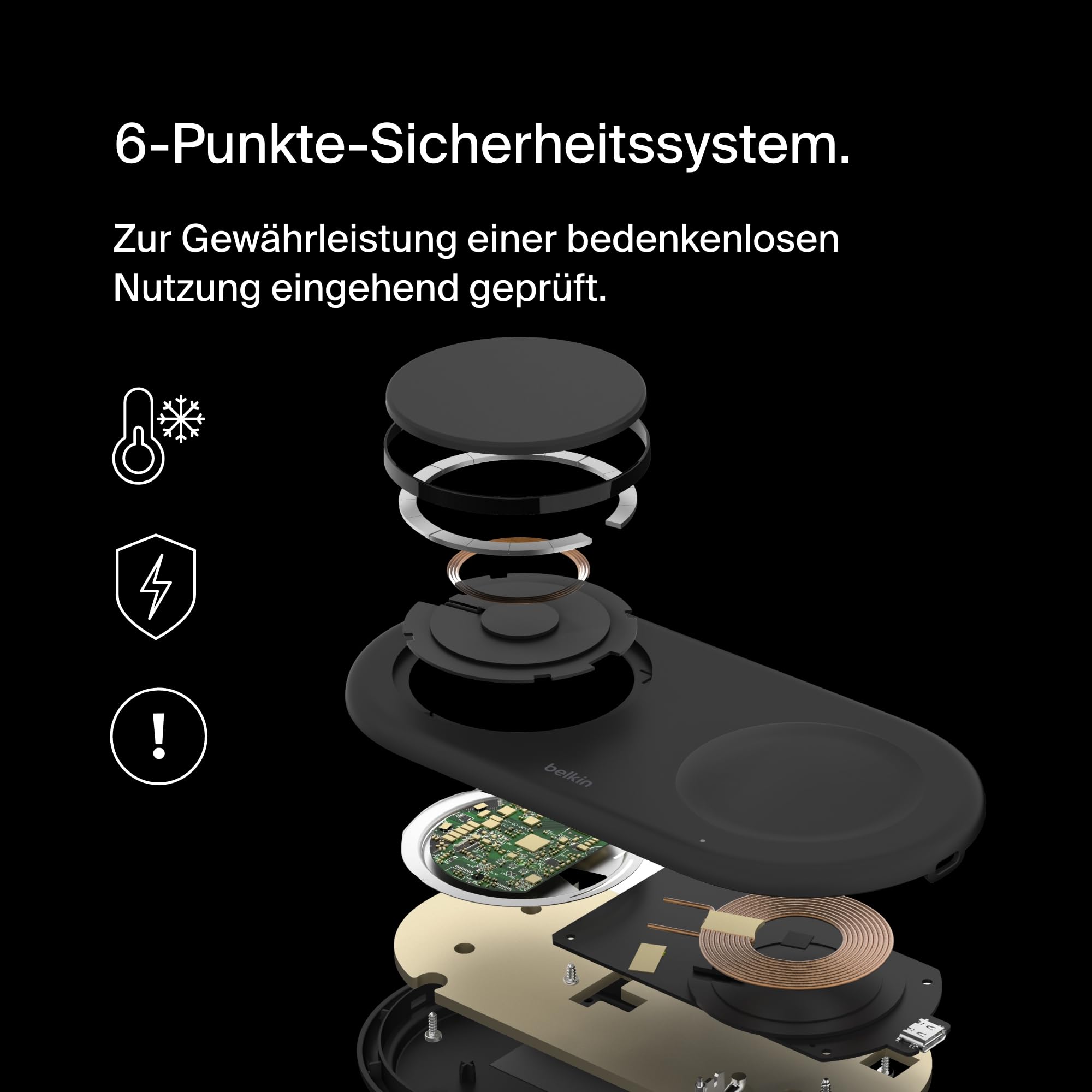 belkin-boostcharge-pro-kabellose-2-in-1-ladestation-mit-magnetischem-qi2-15-w-fa image 5