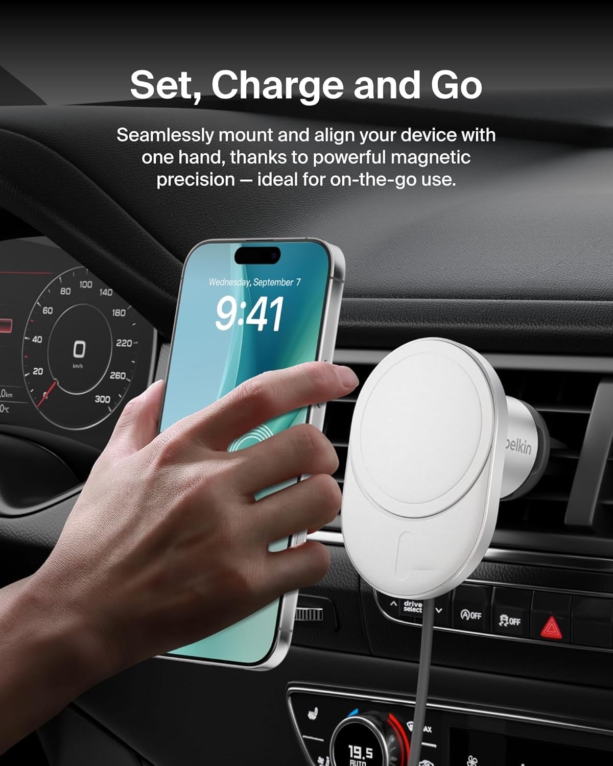 belkin-boostcharge-pro-magnetisches-kabelloses-kfz-ladeger-t-mit-qi2-15-w-magsaf image 2