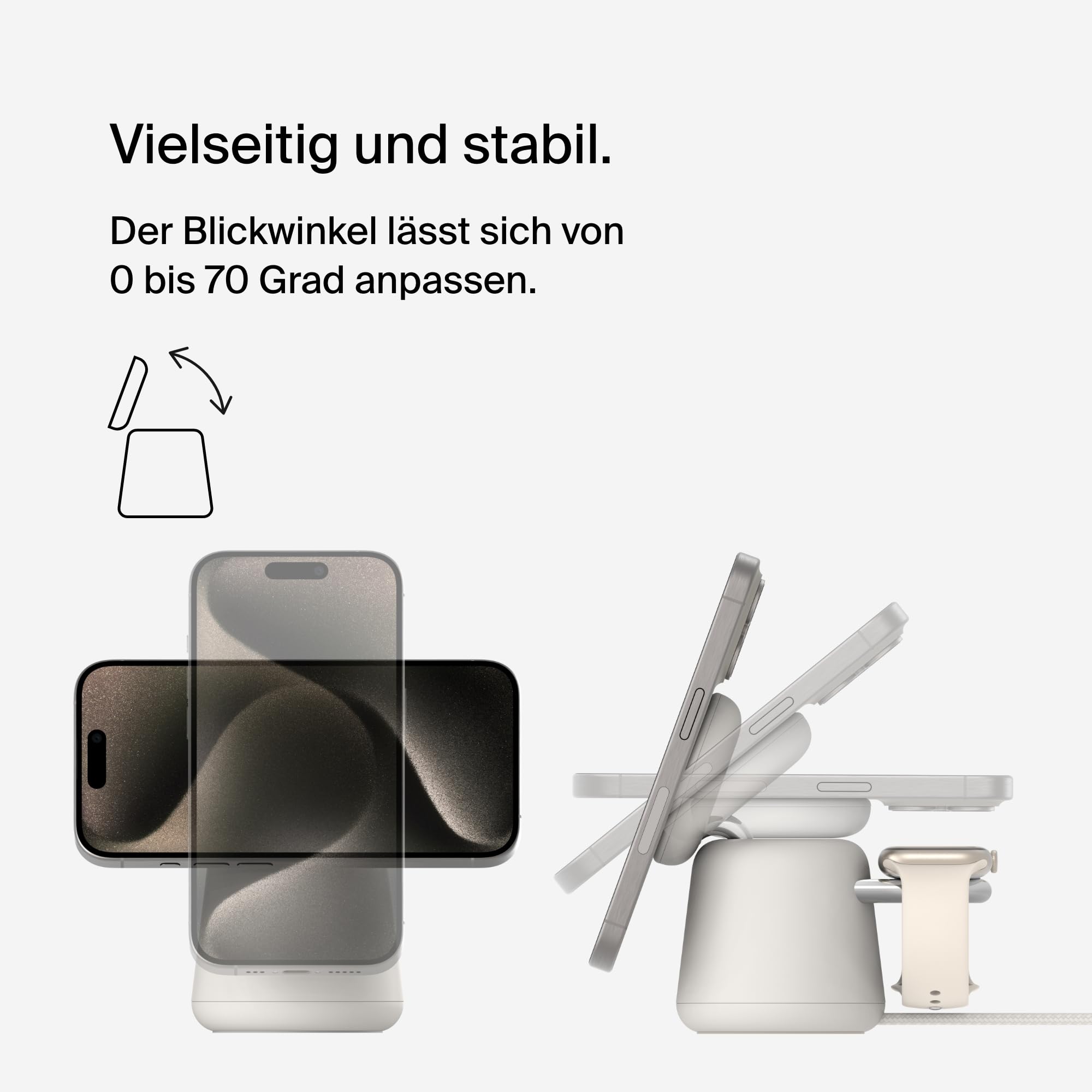 belkin-boostcharge-pro-2-in-1-kabellose-ladestation-mit-magsafe-15-w-verstellbar image 4