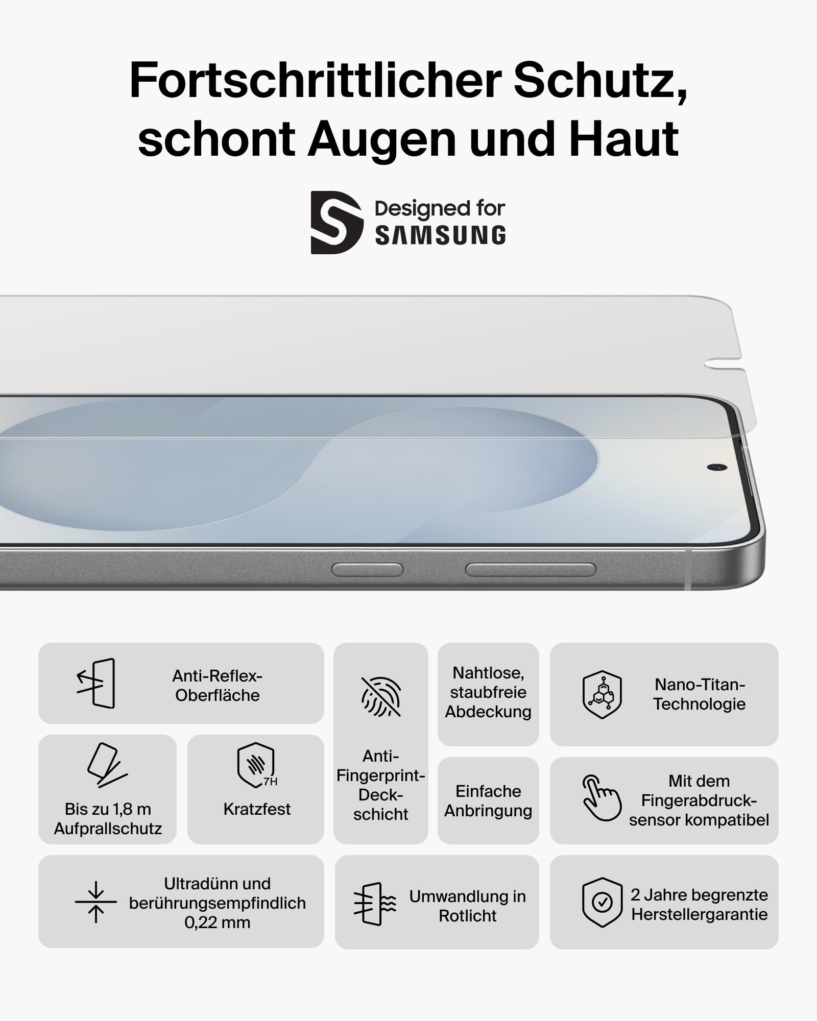 belkin-screenforce-titan-ecoguard-rotlicht-schutzfolie-f-r-samsung-galaxy-s26-bl image 2