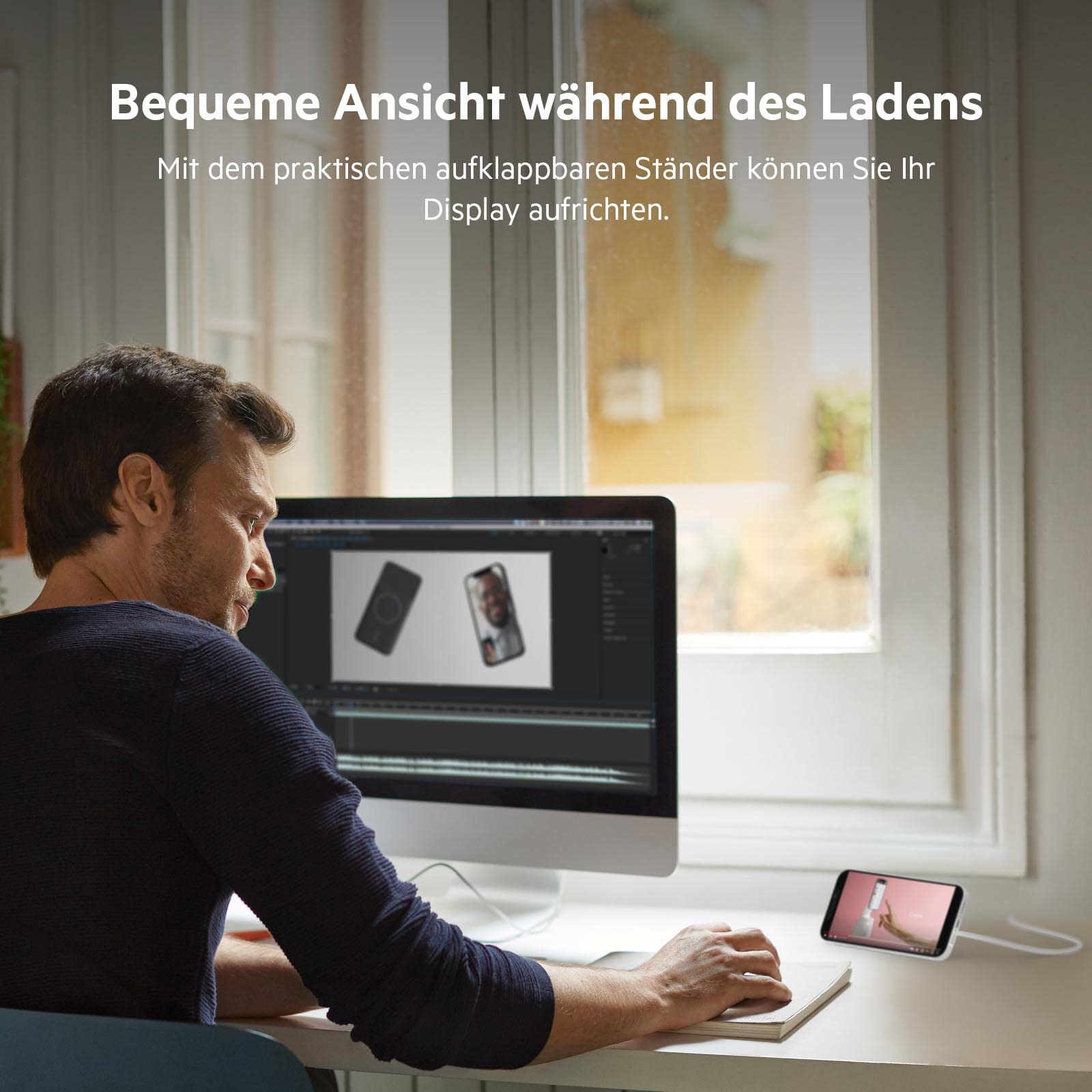 belkin-magsafe-tragbares-kabelloses-ladepad-mit-st-nder-15-w-schnelles-kabellose image 5