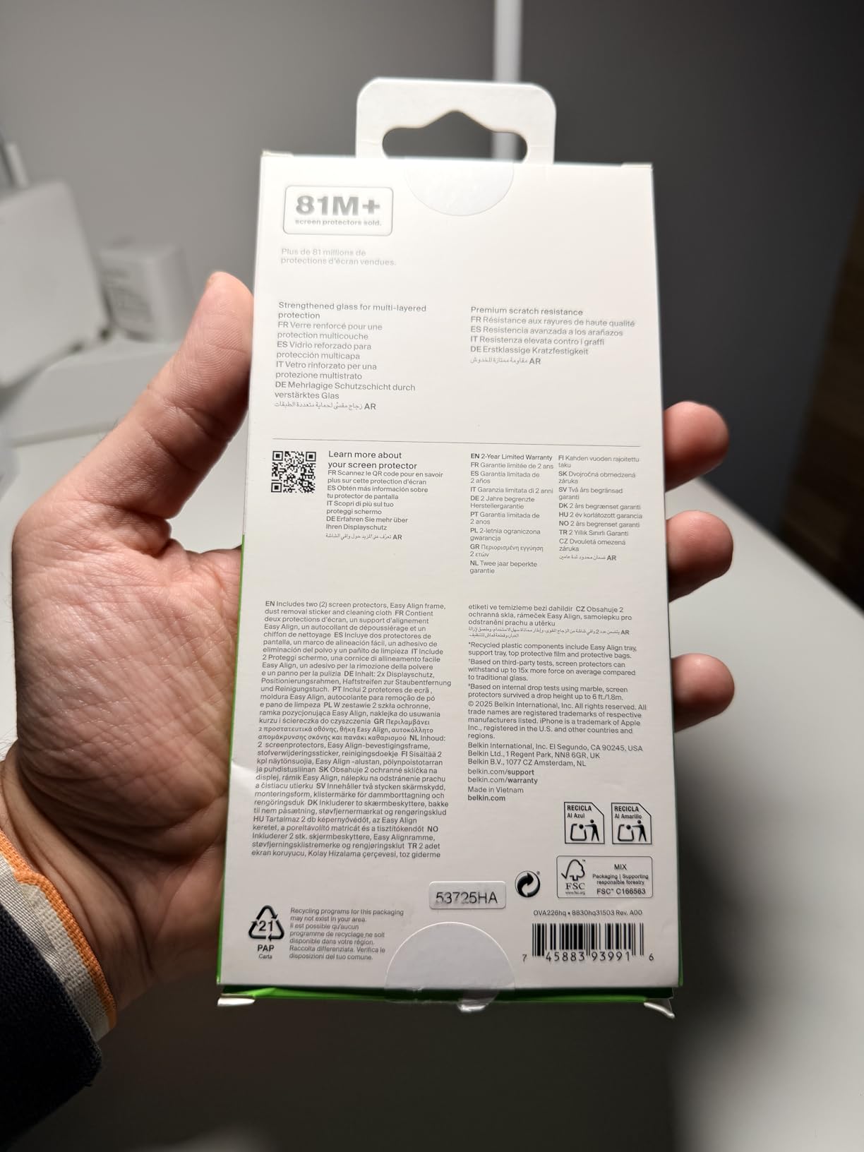 Kein Verlust der Touch-Qualität