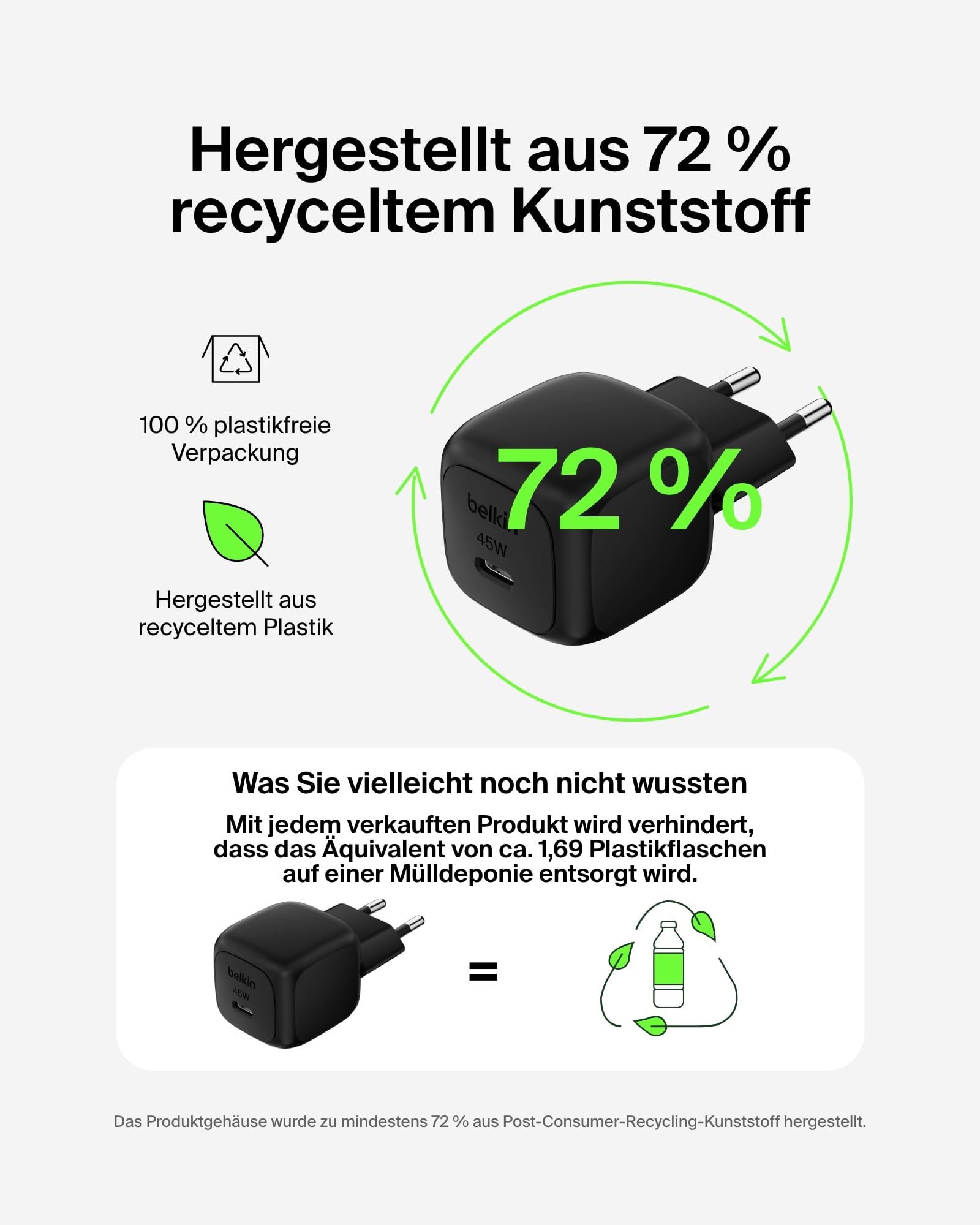belkin-kompaktes-usb-c-ladeger-t-45-w-mit-usb-c-auf-usb-c-kabel-usb-pd-3-1-schne image 7
