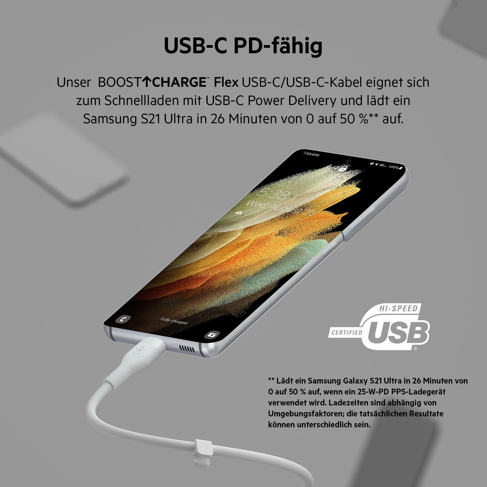 belkin-boostcharge-flex-silikon-usb-c-usb-c-ladekabel-2er-pack-1-m-schwarz-wei-u image 2