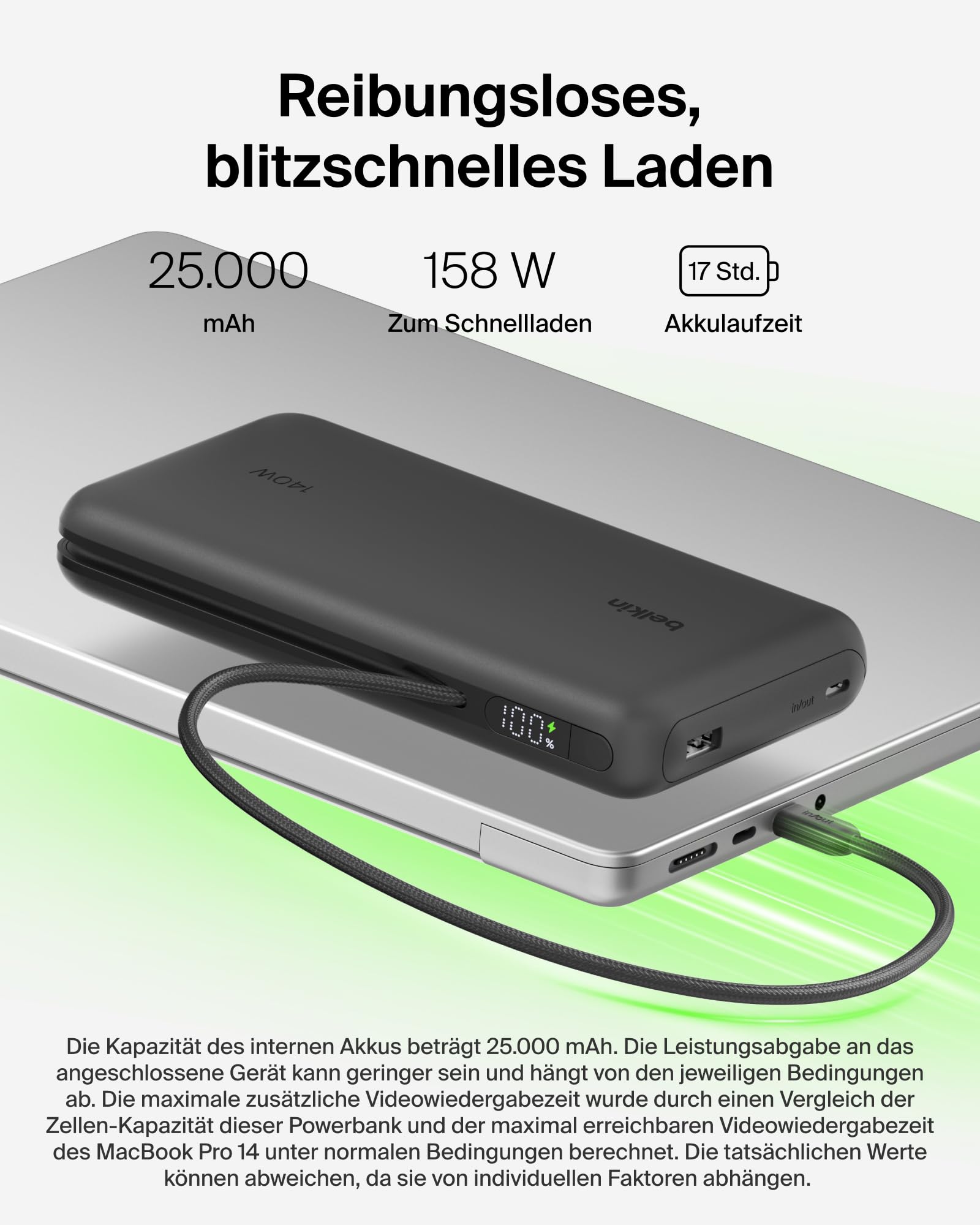 belkin-ultracharge-pro-25000mah-power-bank-mit-integriertem-usb-c-kabel-schwarz- image 2