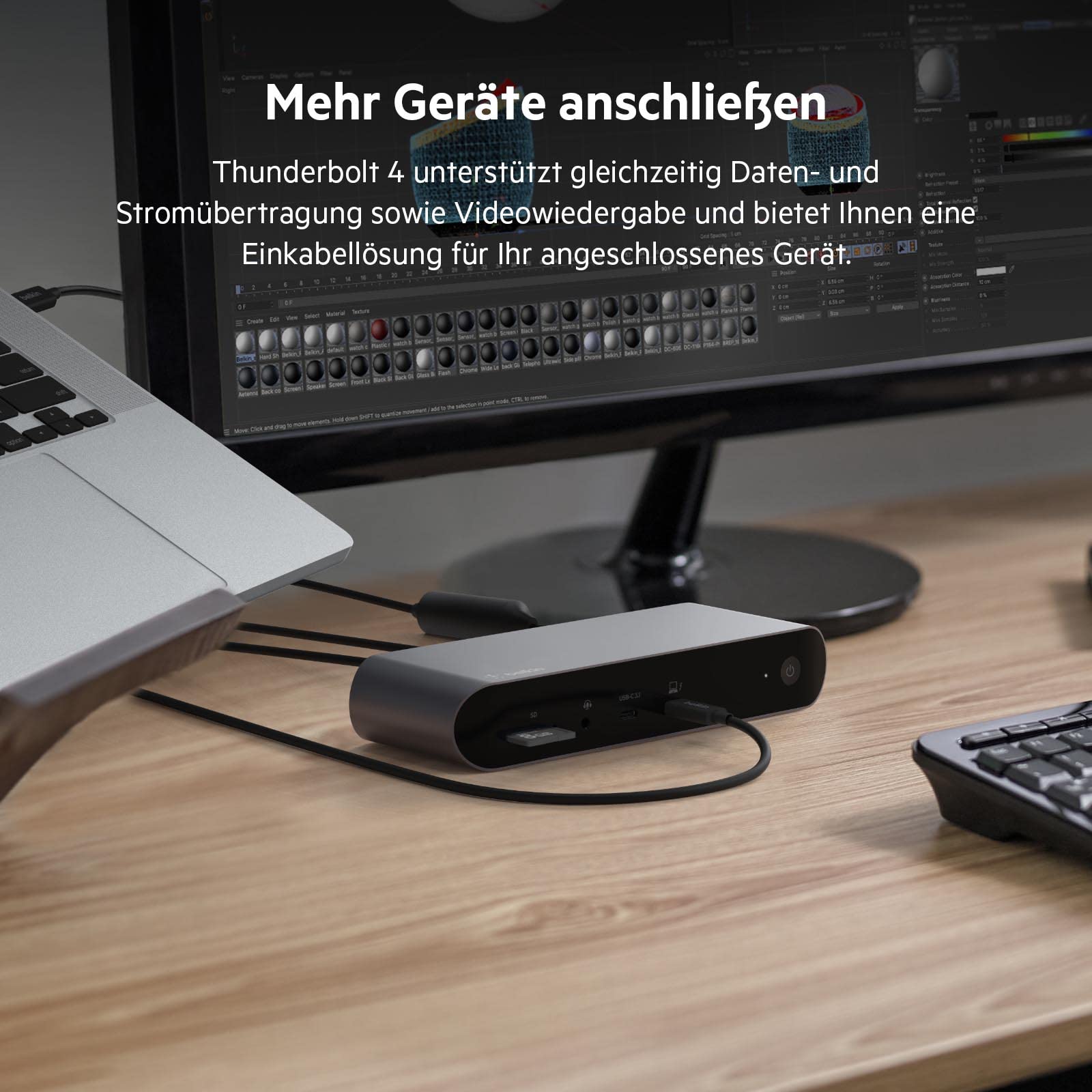 belkin-aktives-thunderbolt-4-kabel-usb-c-2-m-40-gbit-s-100-w-power-delivery-usb4 image 6