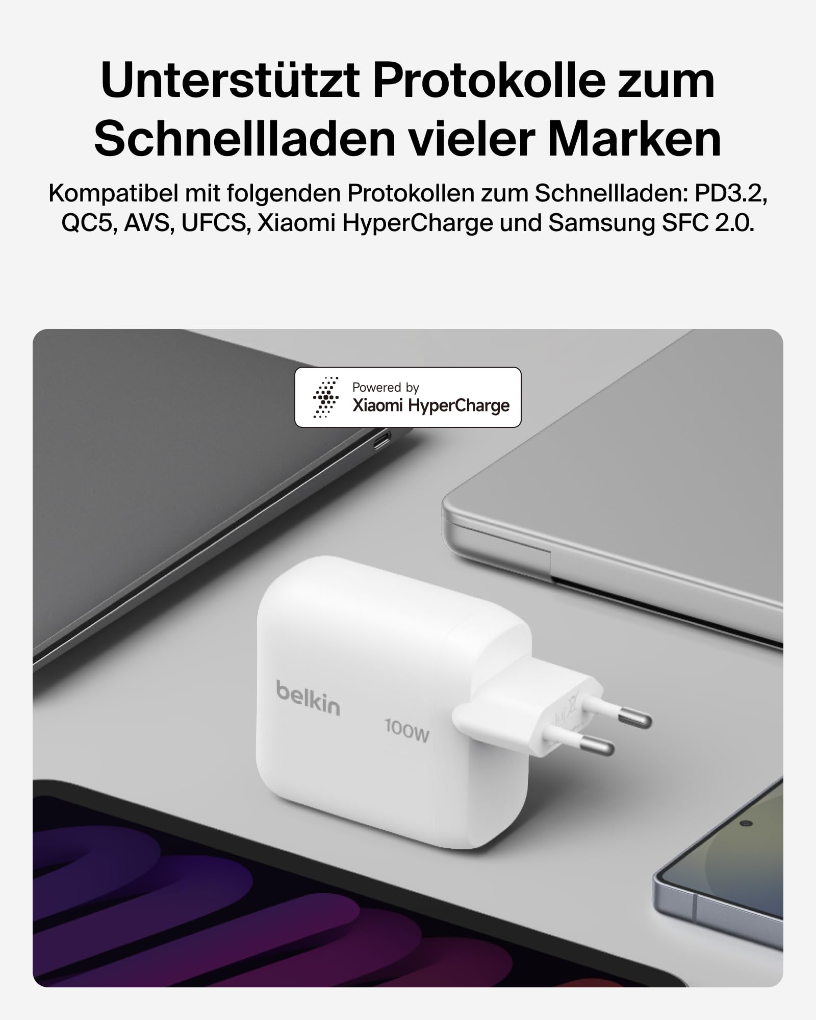 belkin-boostcharge-100w-gan-usb-c-ladeger-t-mit-1-5-m-usb-c-kabel-schnellladeger image 4