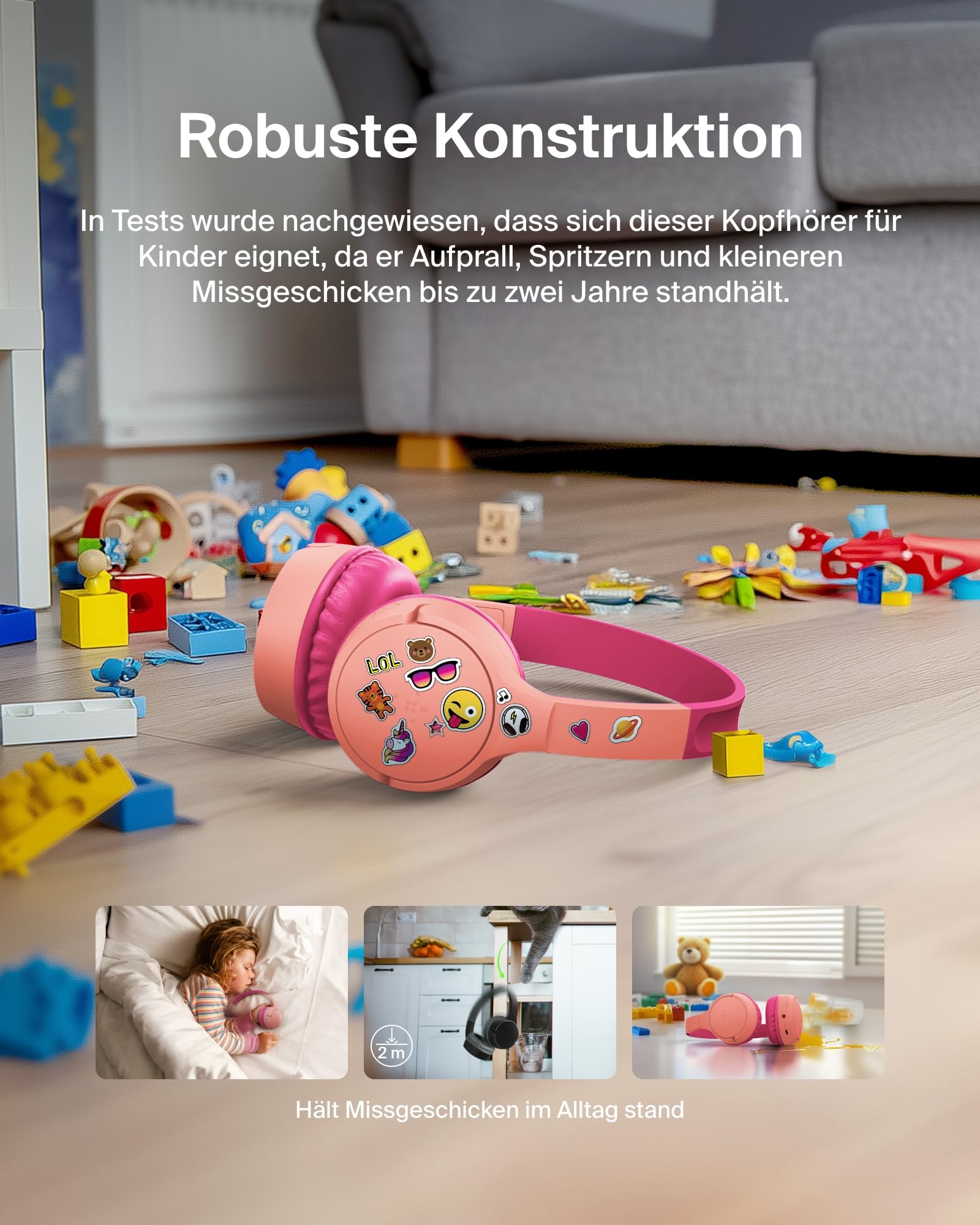 belkin-soundform-mini-kabelloser-kinder-over-ear-kopfh-rer-bluetooth-5-3-30-h-ak image 5