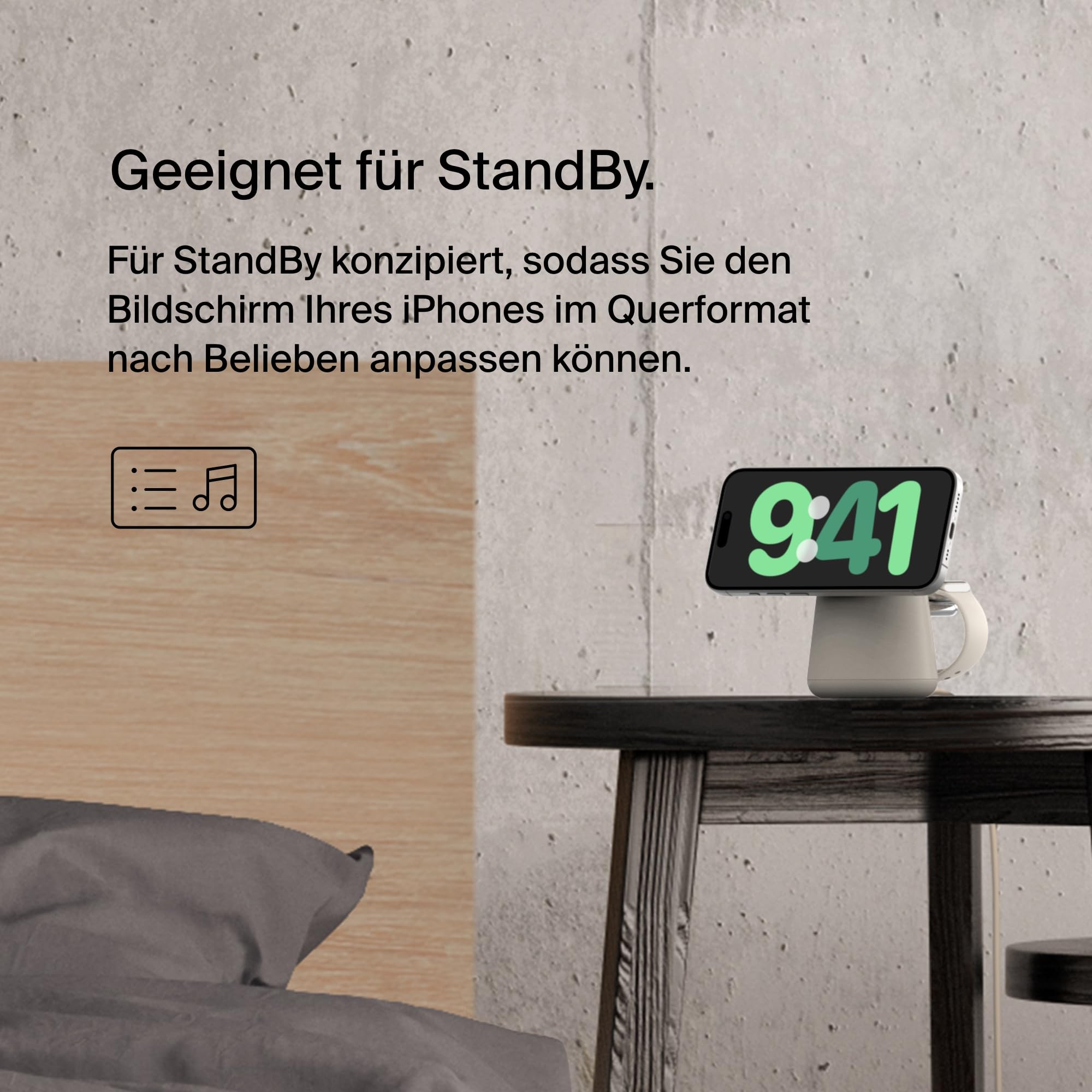 belkin-boostcharge-pro-2-in-1-kabellose-ladestation-mit-magsafe-15-w-verstellbar image 3