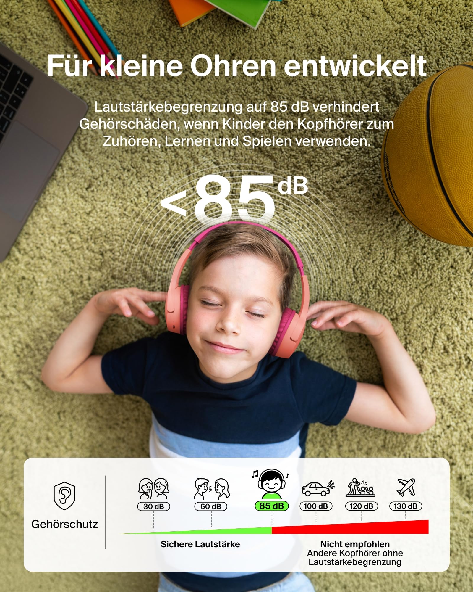 belkin-soundform-mini-kabelloser-kinder-over-ear-kopfh-rer-bluetooth-5-3-30-h-ak image 3