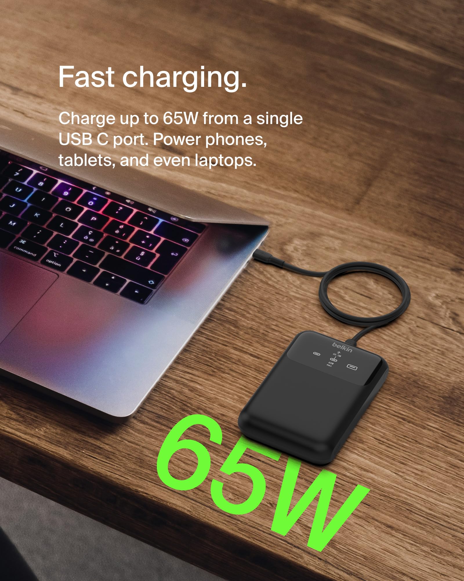 belkin-boostcharge-20000-mah-laptop-power-bank-65-w-usb-c-power-delivery-2x-usb- image 2