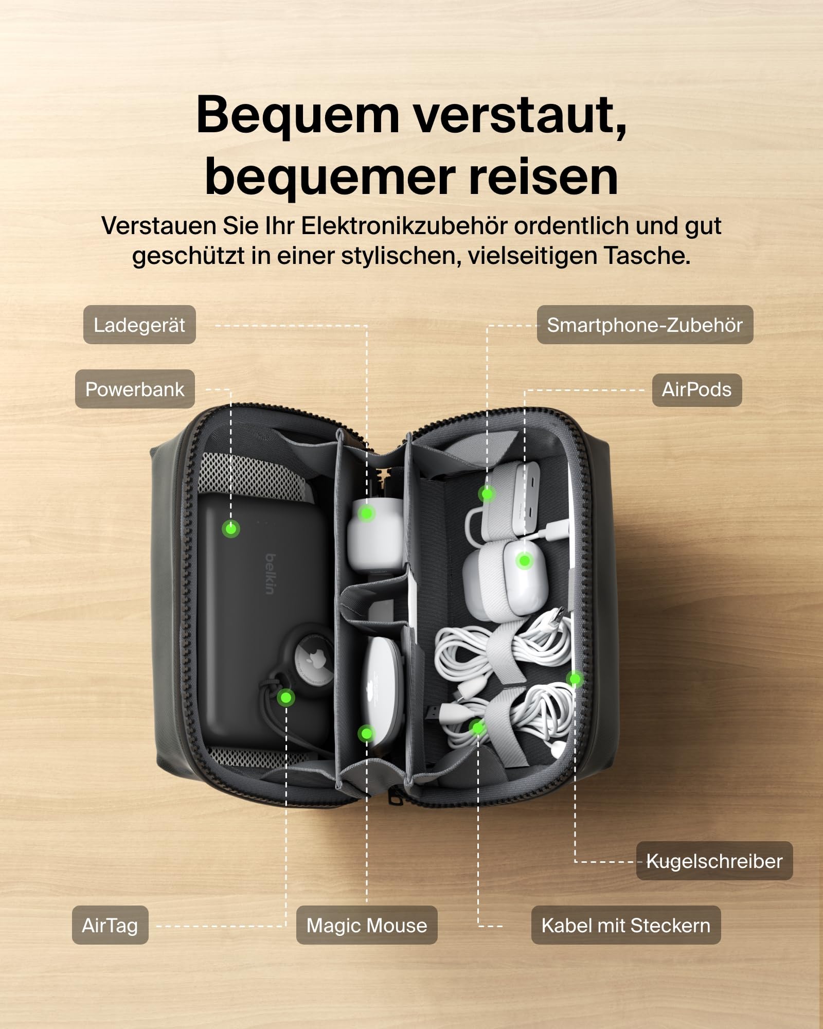 belkin-reise-organizer-f-r-elektronikzubeh-r-1-l-organizer-tasche-mit-kabel-schl image 2