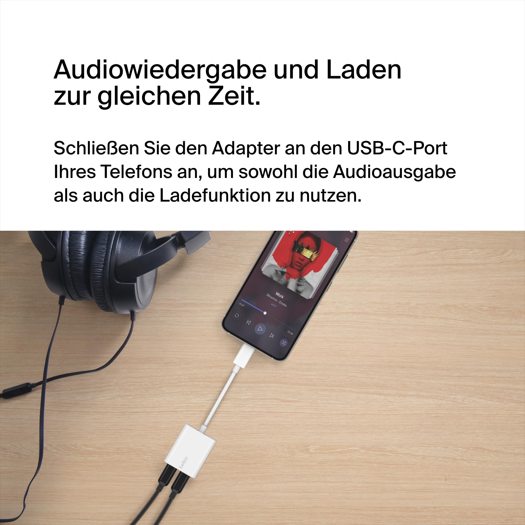 belkin-rockstar-usb-c-audio-und-ladeadapter-wei-2-in-1-adapter-mit-kopfh-rerbuch image 2
