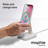 mophie-wireless-charging-stand-magnetisches-15w-qi2-ladest-nder-f-r-nachttisch image 8