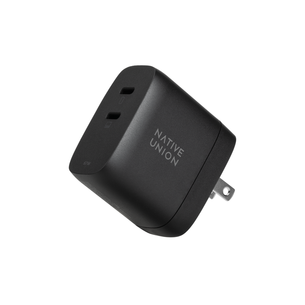 native-union-fast-gan-charger-pd-67w-dual-port-usb-c-reise-ladeger-t image 1