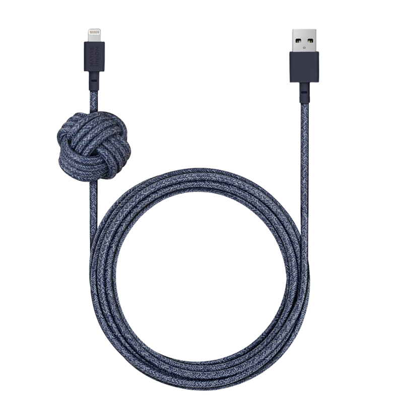 native-union-night-cable-usb-a-auf-lightning-ladekabel-3-m-extra-lang-beschwerte image 6