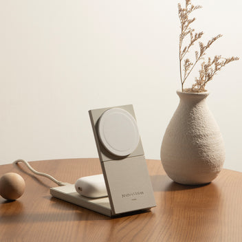 native-union-rise-2-in-1-magnetic-wireless-charger-faltbares-qi2-magsafe-ladesta image 2